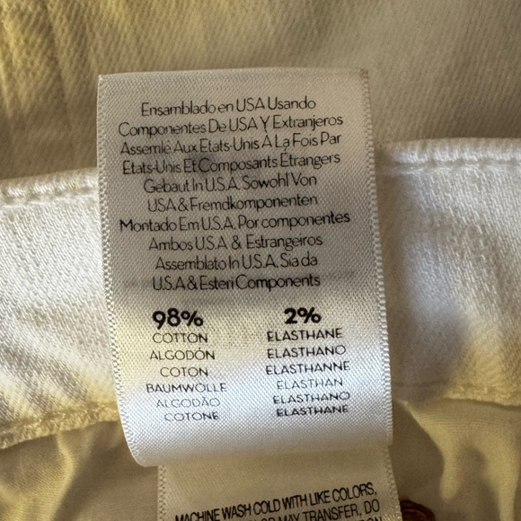 MOTHER Superior The Dutchie Ankle Jaws Jeans Almost Innocent Size 27 - Picture 11 of 12